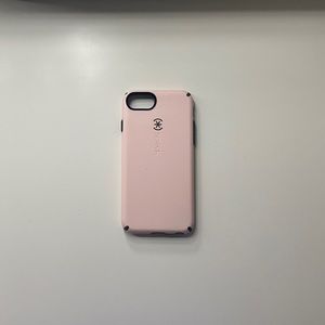 Grey and pink speck case (iPhone 6,7,8)